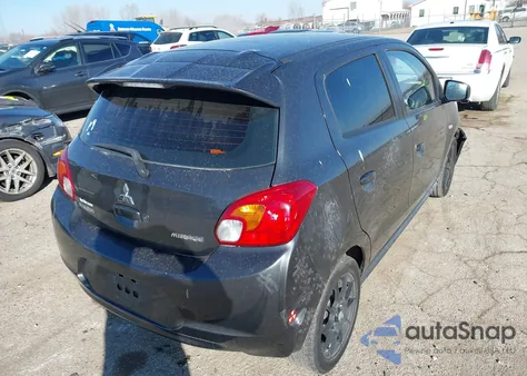 2014 Mitsubishi Mirage Es z USA, uszkodzony, nr VIN ML32A4HJ5EH025806
